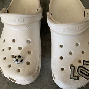 Crocs, pre worn will wash before shipped out